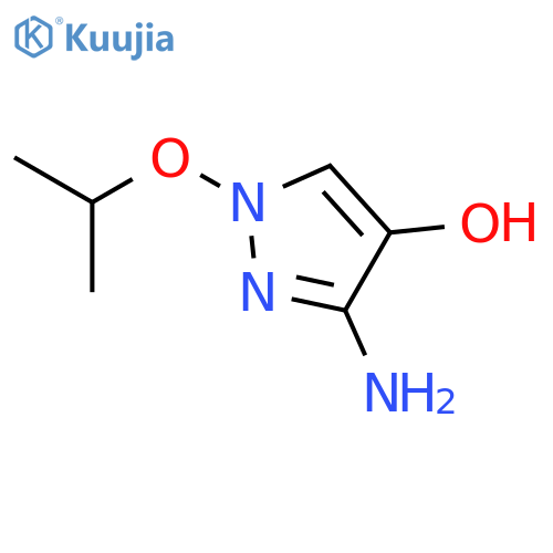 1H-Pyrazol-4-ol,  3-amino-1-(1-methylethoxy)- structure