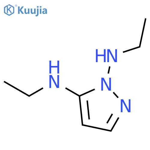 1H-Pyrazole-1,5-diamine, N1,N5-diethyl- structure