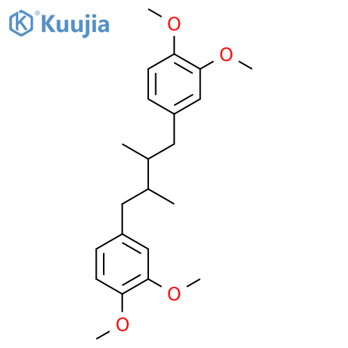 1,4-bis-(3,4-dimethoxyphenyl)-2,3-dimethylbutane structure