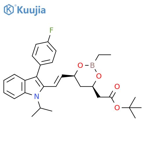 Fluvastatin Ethyl Boronate Ester structure