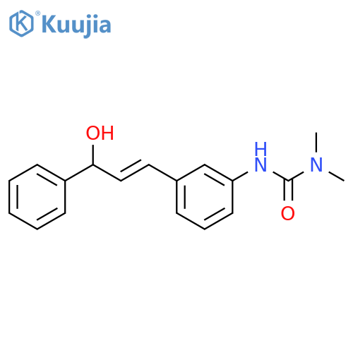 Urea, N'-[3-(3-hydroxy-3-phenyl-1-propenyl)phenyl]-N,N-dimethyl- structure