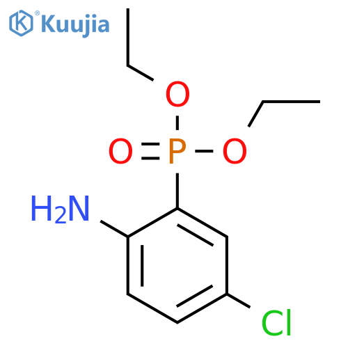 Phosphonic acid, (2-amino-5-chlorophenyl)-, diethyl ester structure