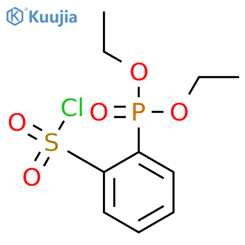 Phosphonic acid, [2-(chlorosulfonyl)phenyl]-, diethyl ester structure
