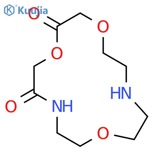 1,4,10-Trioxa-7,13-diazacyclopentadecane-2,14-dione structure