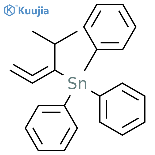 Stannane, [1-(1-methylethyl)-1,2-propadienyl]triphenyl- structure