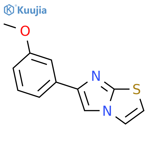 6-(3-methoxyphenyl)imidazo[2,1-b]thiazole structure
