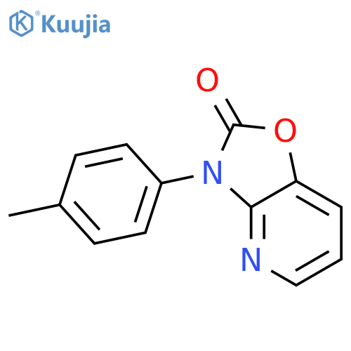 Oxazolo[4,5-b]pyridin-2(3H)-one, 3-(4-methylphenyl)- structure