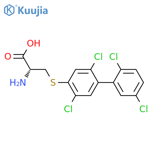 L-Cysteine, S-(2,2',5,5'-tetrachloro[1,1'-biphenyl]-4-yl)- structure