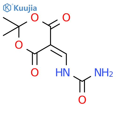 Urea, [(2,2-dimethyl-4,6-dioxo-1,3-dioxan-5-ylidene)methyl]- structure