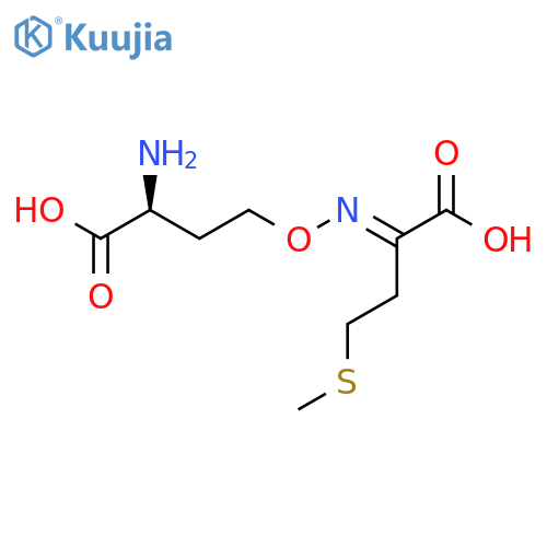 L-Homoserine, O-[[1-carboxy-3-(methylthio)propylidene]amino]- structure