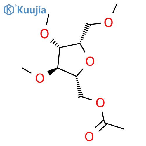 D-Glucitol, 2,5-anhydro-1,3,4-tri-O-methyl-, acetate structure