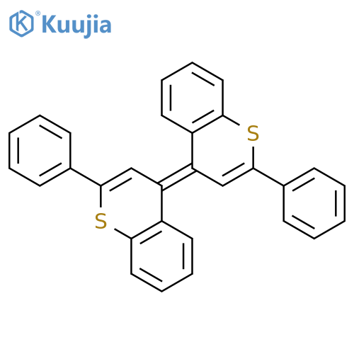4H-1-Benzothiopyran,2-phenyl-4-(2-phenyl-4H-1-benzothiopyran-4-ylidene)- structure
