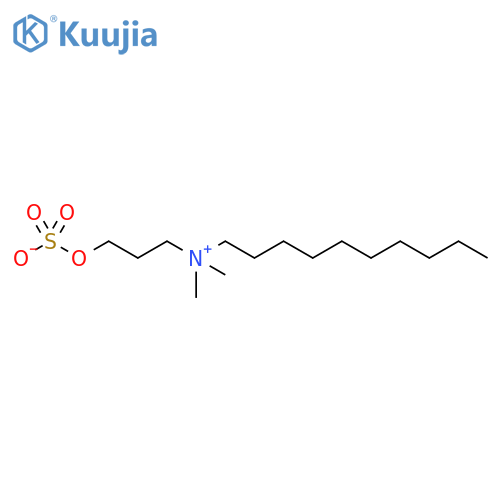 1-Decanaminium,N,N-dimethyl-N-[3-(sulfooxy)propyl]-, inner salt structure
