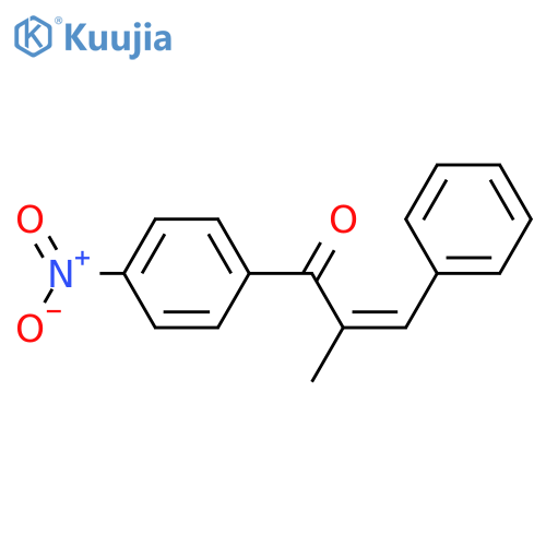 2-Propen-1-one, 2-methyl-1-(4-nitrophenyl)-3-phenyl-, (2E)- structure