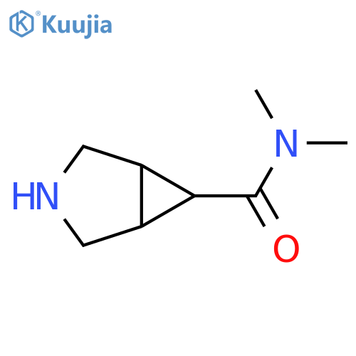exo-N,N-dimethyl-3-azabicyclo[3.1.0]hexane-6-carboxamide structure