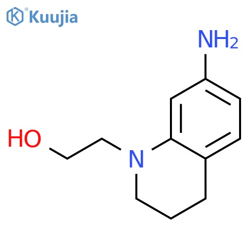 1(2H)-Quinolineethanol, 7-amino-3,4-dihydro- structure