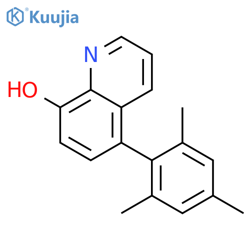 8-Quinolinol, 5-(2,4,6-trimethylphenyl)- structure