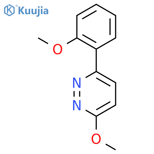 3-Methoxy-6-(2-methoxyphenyl)pyridazine structure