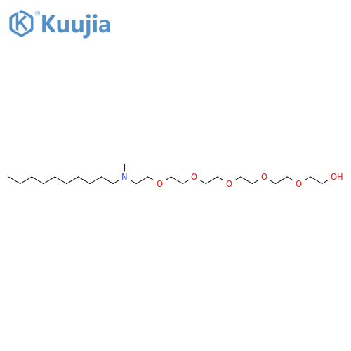 3,6,9,12,15-Pentaoxa-18-azaoctacosan-1-ol, 18-methyl- structure