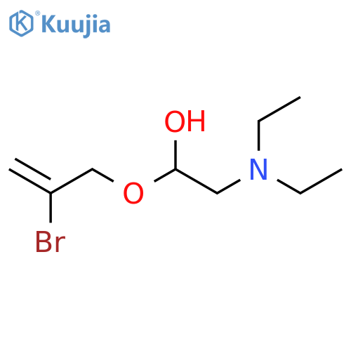 Ethanol, 1-[(2-bromo-2-propenyl)oxy]-2-(diethylamino)- structure
