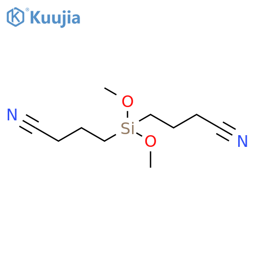 Butanenitrile,4,4'-(dimethoxysilylene)bis- structure