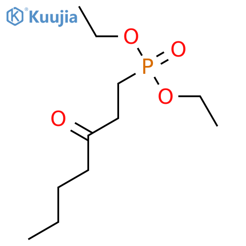 3-Oxoheptylphosphonic acid diethyl ester structure