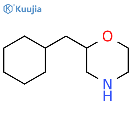 2-(Cyclohexylmethyl)morpholine structure
