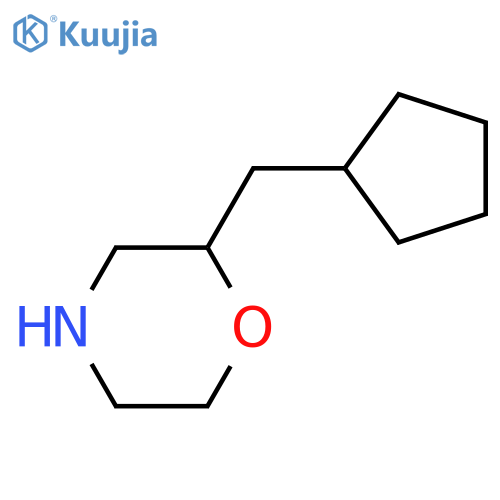 2-(Cyclopentylmethyl)morpholine structure