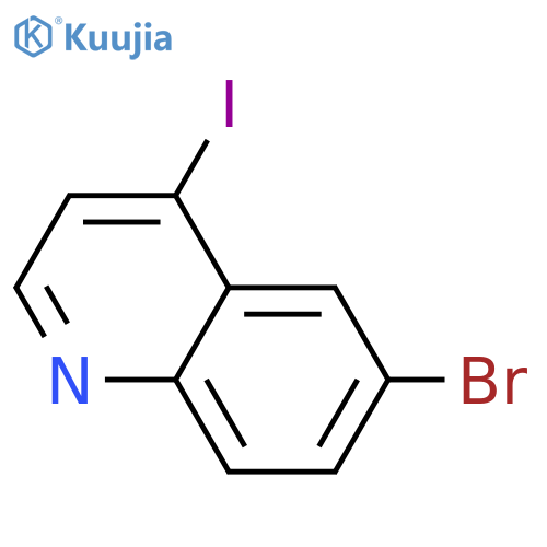 6-bromo-4-iodo-quinoline structure