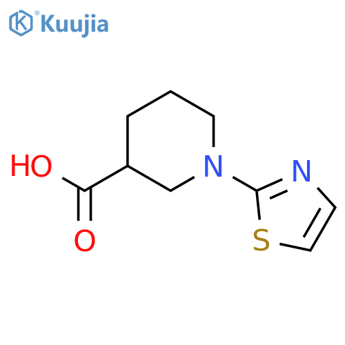 1-(Thiazol-2-yl)piperidine-3-carboxylic Acid structure