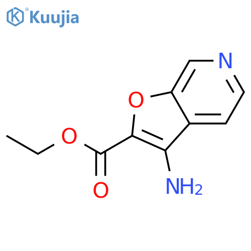 Ethyl 3-aminofuro2,3-cpyridine-2-carboxylate structure