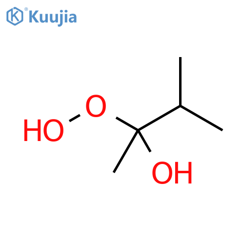 2-Butanol, 2-hydroperoxy-3-methyl- structure