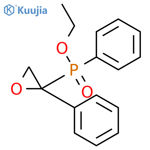Phosphinic acid, P-phenyl-P-(2-phenyl-2-oxiranyl)-, ethyl ester structure