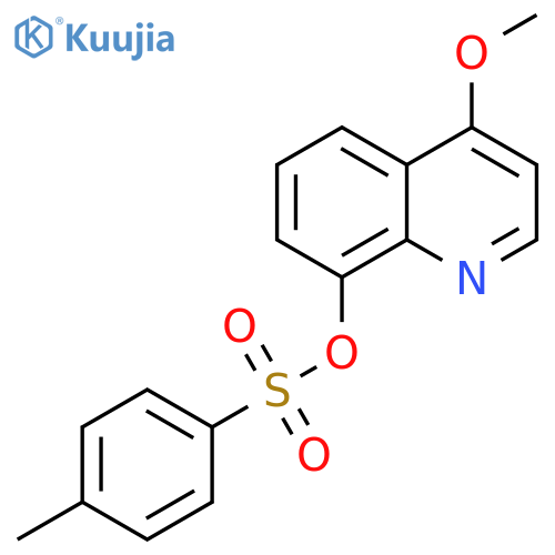 8-Quinolinol, 4-methoxy-, 8-(4-methylbenzenesulfonate) structure