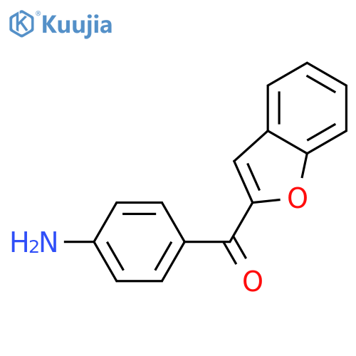 4-(1-benzofuran-2-carbonyl)aniline structure