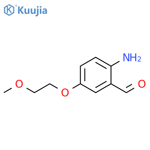 Benzaldehyde, 2-amino-5-(2-methoxyethoxy)- structure