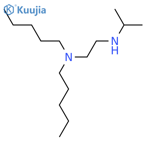 N'-(1-methylethyl)-N,N-dipentylethane-1,2-diamine structure