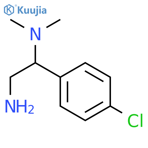 2-amino-1-(4-chlorophenyl)ethyldimethylamine structure