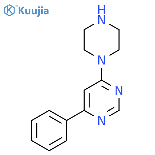 4-phenyl-6-(piperazin-1-yl)pyrimidine structure