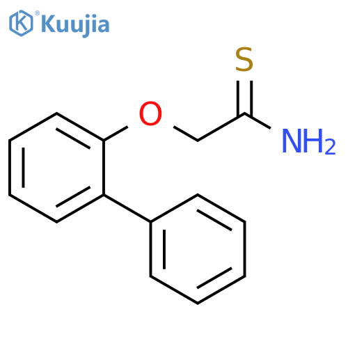 2-(2-phenylphenoxy)ethanethioamide structure