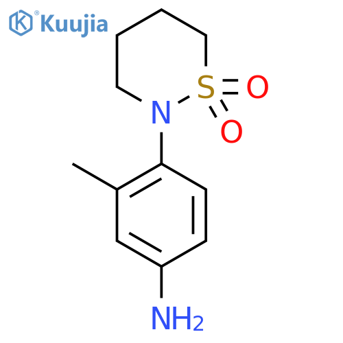 2-(4-Amino-2-methylphenyl)-1$l^{6},2-thiazinane-1,1-dione structure