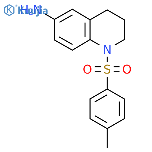 1-(4-methylbenzenesulfonyl)-1,2,3,4-tetrahydroquinolin-6-amine structure
