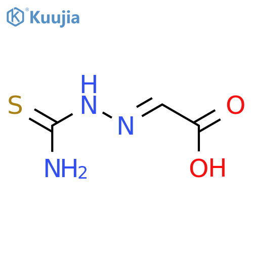 Acetic acid,2-[2-(aminothioxomethyl)hydrazinylidene]- structure