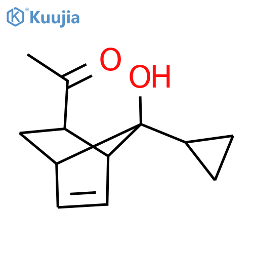 Ethanone, 1-(7-cyclopropyl-7-hydroxybicyclo[2.2.1]hept-5-en-2-yl)- structure