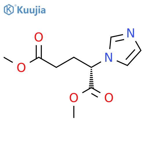 Pentanedioic acid, 2-(1H-imidazol-1-yl)-, 1,5-dimethyl ester, (2S)- structure
