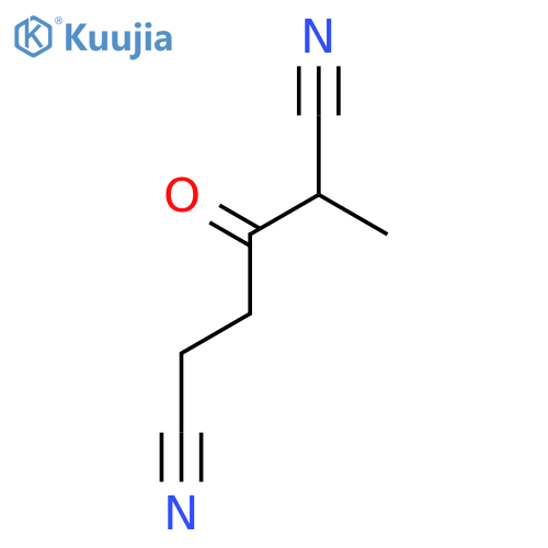 Hexanedinitrile, 2-methyl-3-oxo- structure