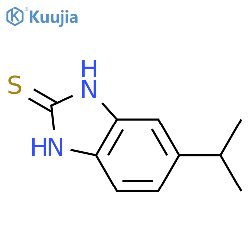 2H-Benzimidazole-2-thione,1,3-dihydro-5-(1-methylethyl)- structure