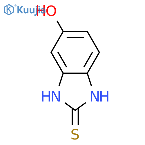 2-sulfanyl-1H-1,3-benzodiazol-6-ol structure