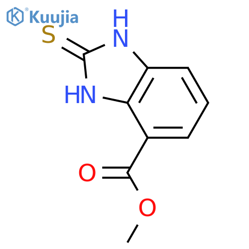 Methyl 2-mercapto-1H-benzo[d]imidazole-4-carboxylate structure