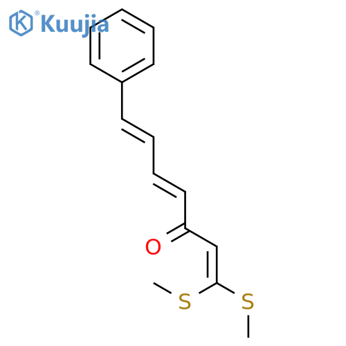 1,1-Bis(methylsulfanyl)-7-phenylhepta-1,4,6-trien-3-one structure
